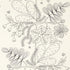 Blommen Print fabric in black color - pattern number 176204 - by Schumacher in the Good Vibrations collection
