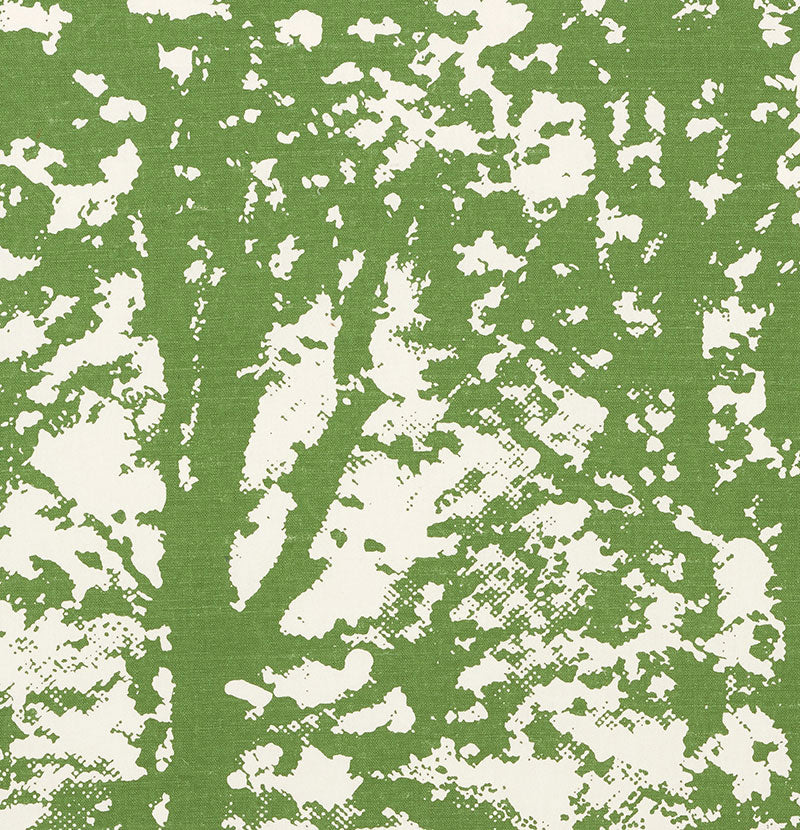 Woodland fabric in leaf color - pattern number 176210 - by Schumacher in the Good Vibrations collection