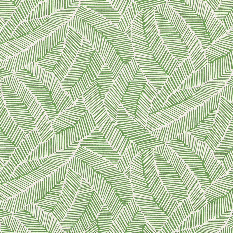 Abstract Leaf fabric in leaf color - pattern number 176221 - by Schumacher in the Good Vibrations collection
