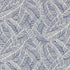 Abstract Leaf fabric in navy color - pattern number 176222 - by Schumacher in the Good Vibrations collection