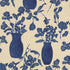 Hugo Floral fabric in indigo color - pattern number 176241 - by Schumacher in the Good Vibrations collection