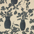 Hugo Floral fabric in faded black color - pattern number 176242 - by Schumacher in the Good Vibrations collection