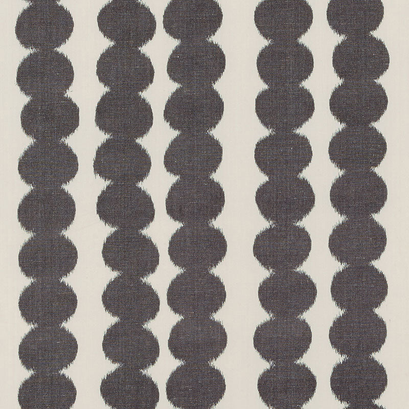 Full Circle fabric in faded black color - pattern number 176250 - by Schumacher in the Good Vibrations collection