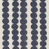 Full Circle fabric in navy color - pattern number 176251 - by Schumacher in the Good Vibrations collection