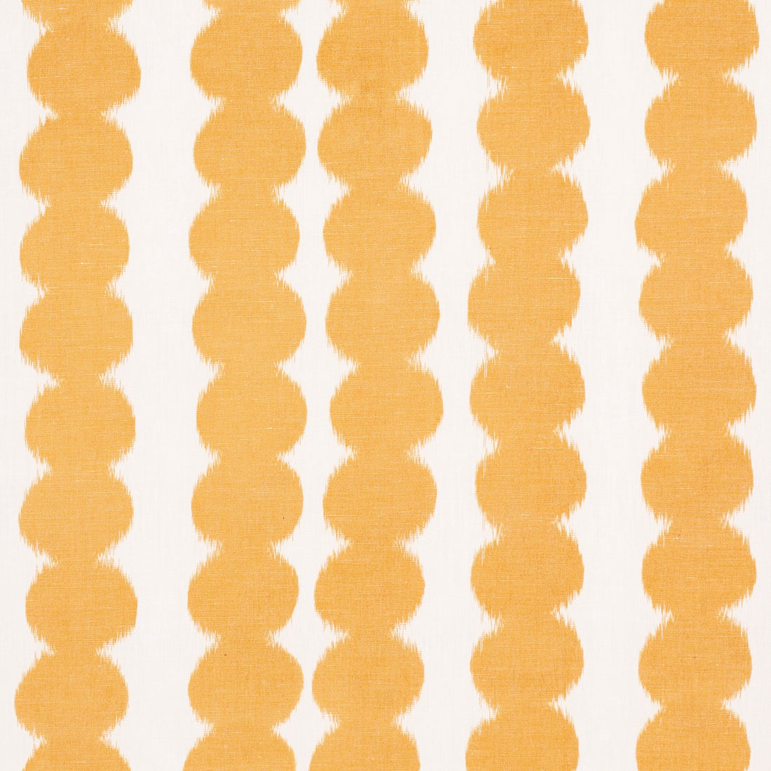 Full Circle fabric in saffron color - pattern number 176256 - by Schumacher in the Ikat Collection collection