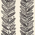 Eland fabric in black color - pattern number 176312 - by Schumacher in the Tribal Chic collection