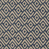 Kasai fabric in indigo color - pattern number 176321 - by Schumacher in the Tribal Chic collection