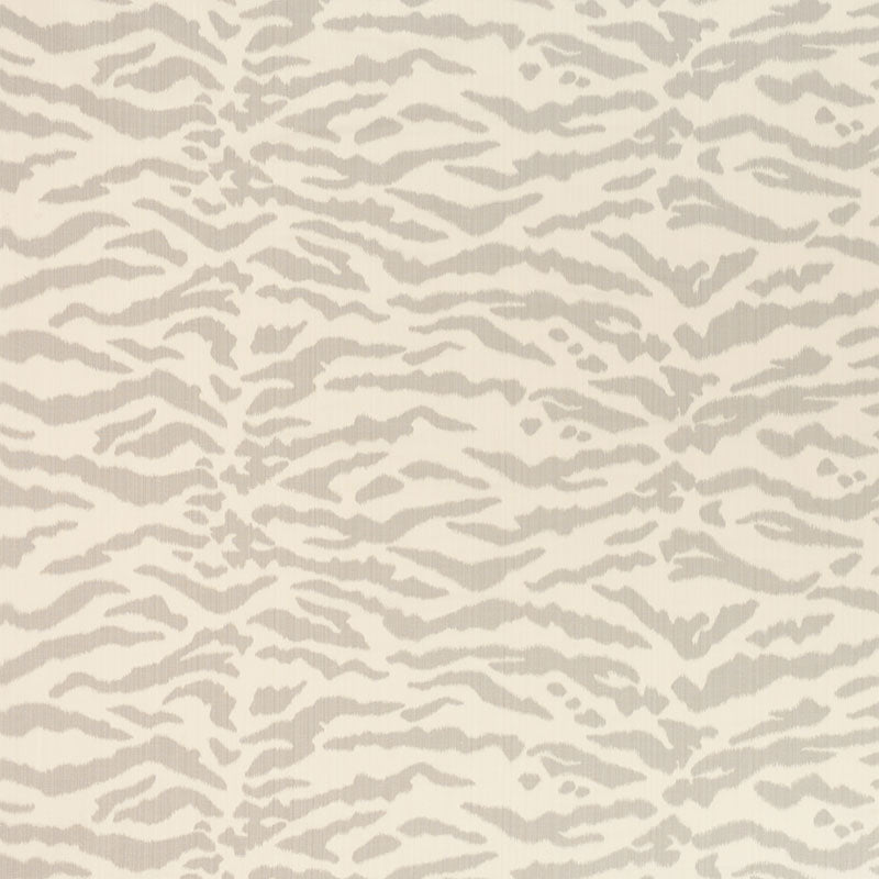 Tigris fabric in pewter color - pattern number 176390 - by Schumacher in the Animal Prints &amp; Wovens collection