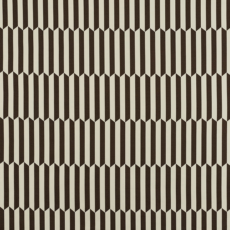 Maxwell fabric in chocolate color - pattern number 176402 - by Schumacher in the Clique collection