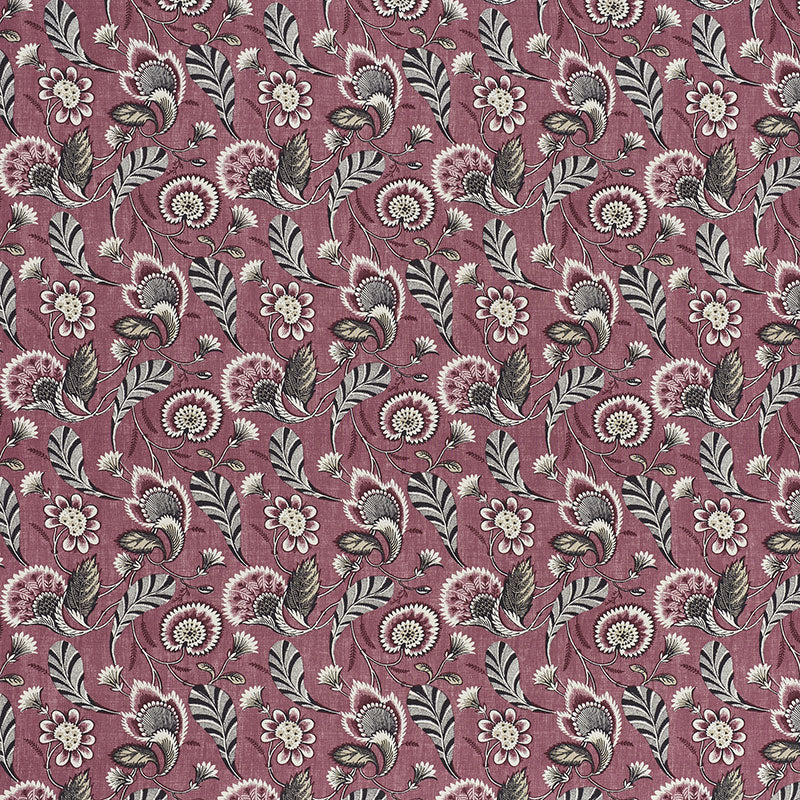 Ursula fabric in mulberry color - pattern number 176442 - by Schumacher in the Clique collection