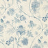 Chinoiserie Vine fabric in china blue color - pattern number 176490 - by Schumacher in the Mark D. Sikes collection