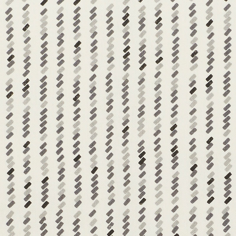 Tic For Tac fabric in black color - pattern number 176542 - by Schumacher in the David Kaihoi collection