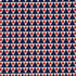 Pennant II Indoor Outdoor fabric in navy and red color - pattern number 176642 - by Schumacher in the Studio Bon collection