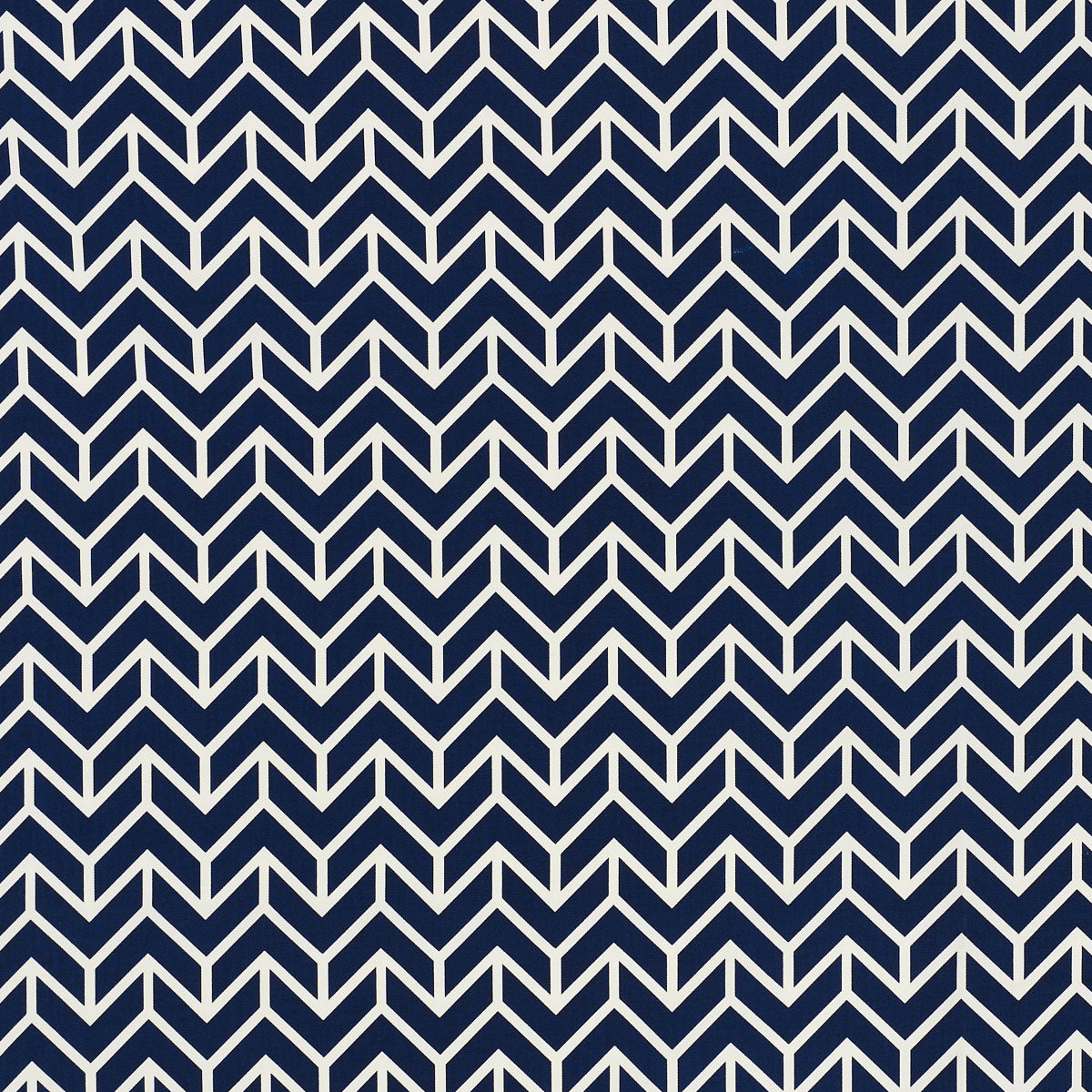 Chevron Indoor Outdoor fabric in navy color - pattern number 176692 - by Schumacher in the Indoor-Outdoor Prints &amp; Wovens collection