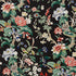 Nymphaea fabric in night color - pattern number 176760 - by Schumacher in the Schumacher Classics collection