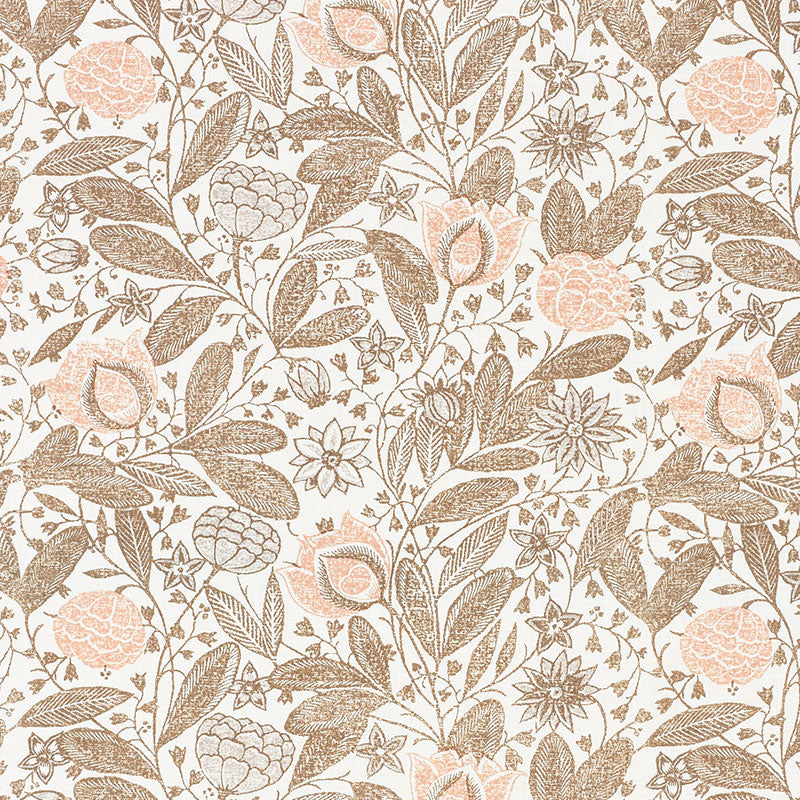 Gloria fabric in rose color - pattern number 176841 - by Schumacher in the Wallflowers collection