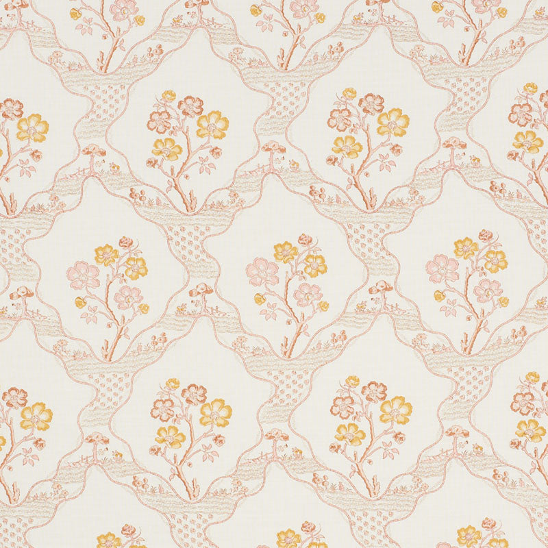 Marella fabric in spice color - pattern number 176853 - by Schumacher in the Country Chic collection