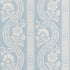 Versailles fabric in blue color - pattern number 176950 - by Schumacher in the French Revolution collection
