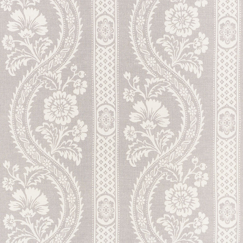 Versailles fabric in grey color - pattern number 176951 - by Schumacher in the French Revolution collection