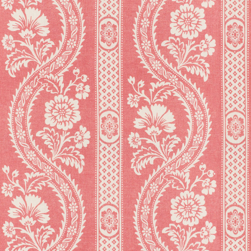 Versailles fabric in raspberry color - pattern number 176953 - by Schumacher in the French Revolution collection