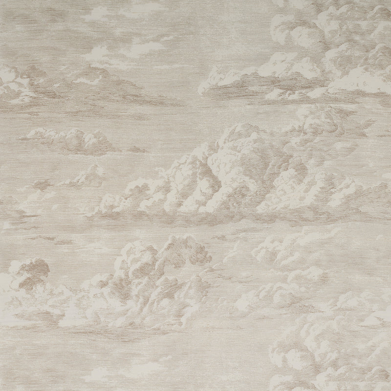 Cloud Toile fabric in champagne color - pattern number 177000 - by Schumacher in the Schumacher Classics collection