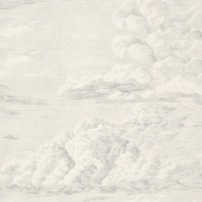 Cloud Toile fabric in delft color - pattern number 177001 - by Schumacher in the Schumacher Classics collection