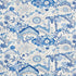 Yume fabric in blue color - pattern number 177010 - by Schumacher in the Mingei collection