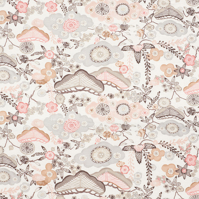 Yume fabric in blush color - pattern number 177012 - by Schumacher in the Mingei collection