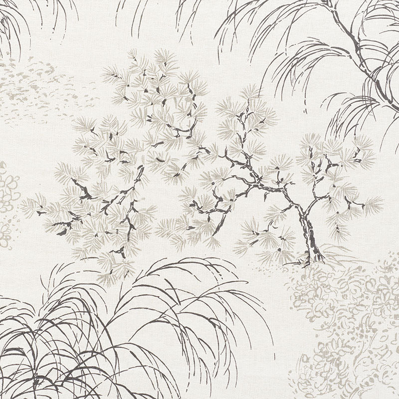 Mori fabric in neutral color - pattern number 177021 - by Schumacher in the Mingei collection