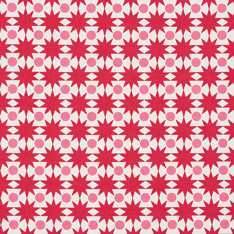Cosmos fabric in valentine color - pattern number 177062 - by Schumacher in the Studio Bon collection
