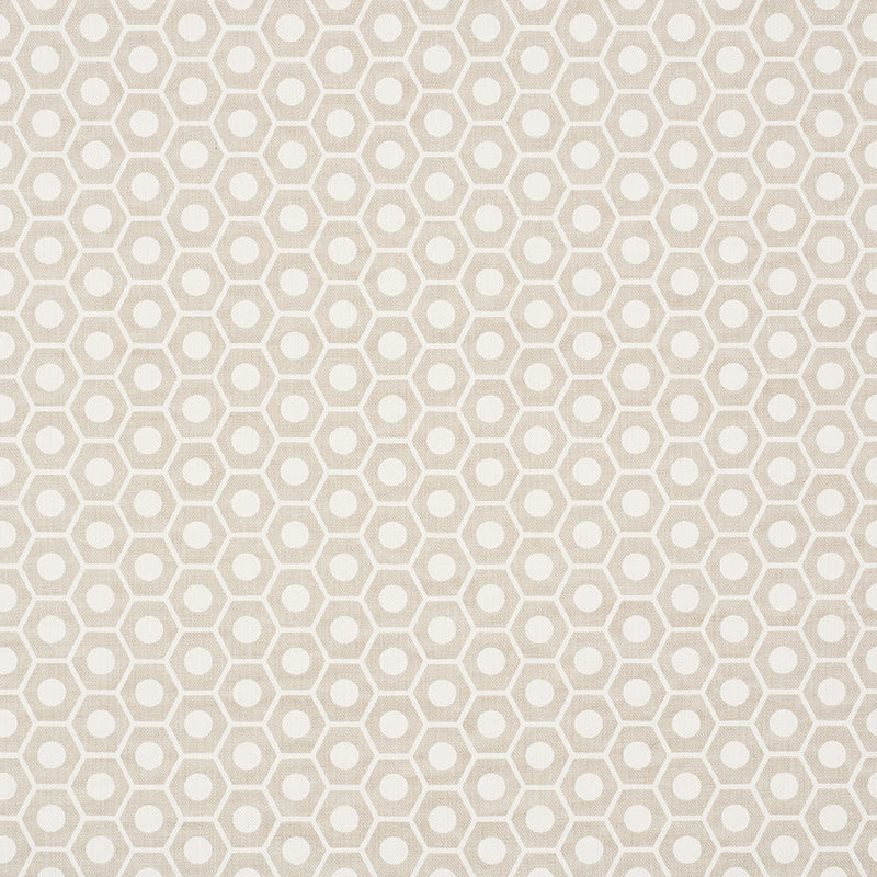 Queen B fabric in flax color - pattern number 177072 - by Schumacher in the Studio Bon collection