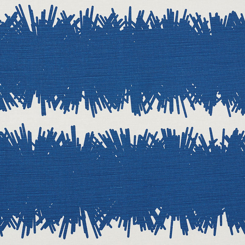 Bang fabric in navy color - pattern number 177120 - by Schumacher in the Studio Bon collection