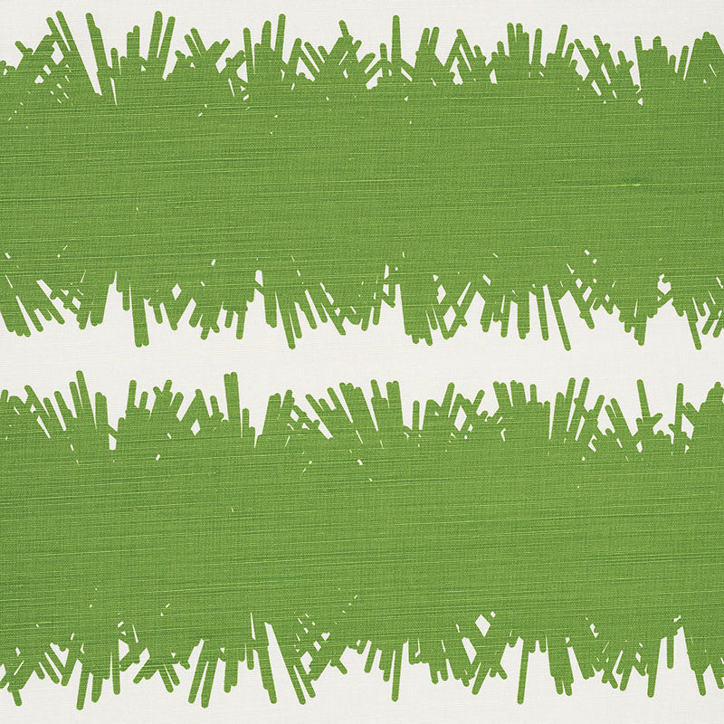 Bang fabric in green color - pattern number 177121 - by Schumacher in the Studio Bon collection