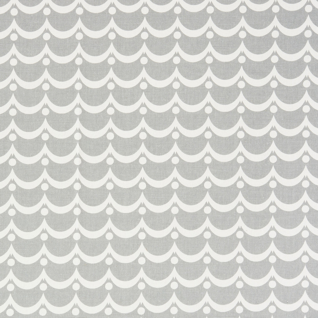 Swag fabric in dove color - pattern number 177141 - by Schumacher in the Studio Bon collection