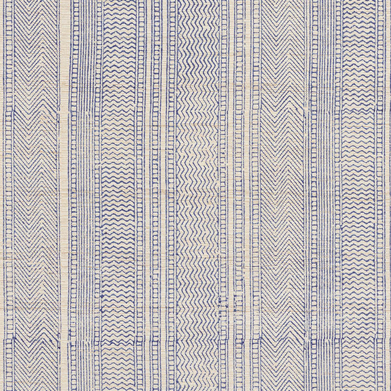 Mohave fabric in indigo color - pattern number 177181 - by Schumacher in the World View collection