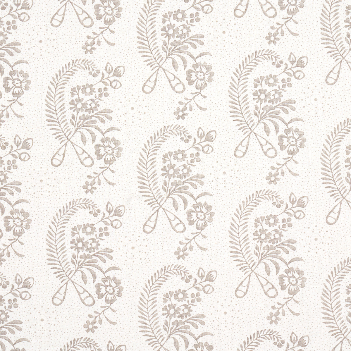 Millicent fabric in grisaille color - pattern number 177210 - by Schumacher in the Wallflowers collection
