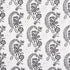 Millicent fabric in blackwork color - pattern number 177211 - by Schumacher in the Wallflowers collection