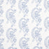Millicent fabric in delft color - pattern number 177212 - by Schumacher in the Wallflowers collection