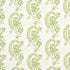Millicent fabric in leaf color - pattern number 177213 - by Schumacher in the Wallflowers collection