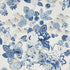 Bouquet Chinois fabric in porcelain color - pattern number 177291 - by Schumacher in the Orient Express collection