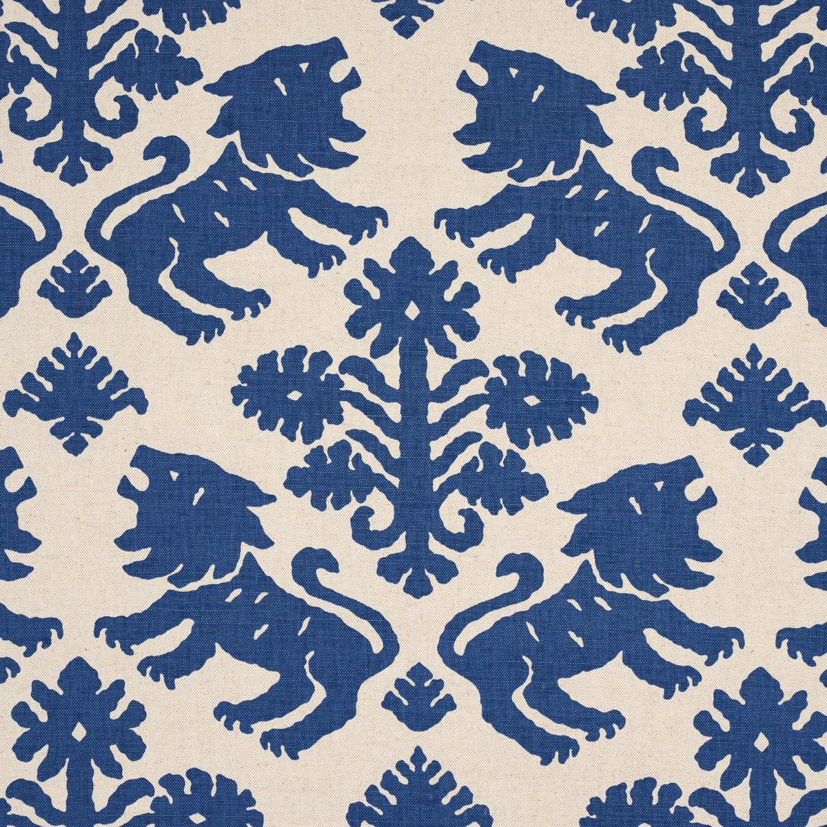 Regalia fabric in navy color - pattern number 177305 - by Schumacher in the Preppy Chic collection