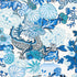 Chiang Mai Indoor Outdoor fabric in china blue color - pattern number 177311 - by Schumacher in the Indoor-Outdoor Prints & Wovens collection