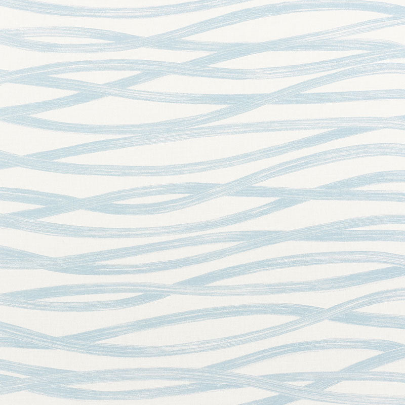 Brushstrokes fabric in sky color - pattern number 177342 - by Schumacher in the Natura collection