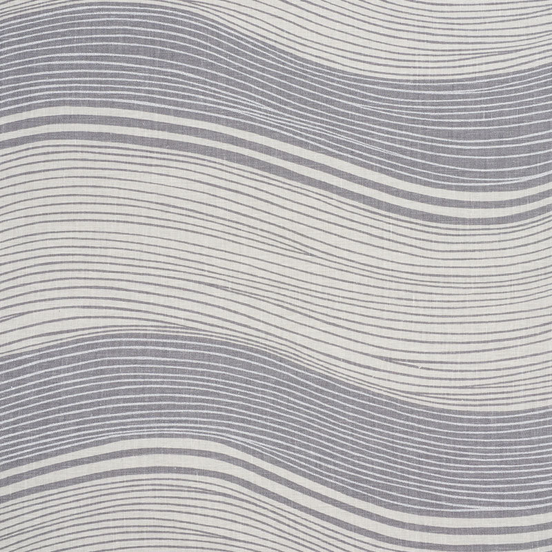 La Marea fabric in grey color - pattern number 177350 - by Schumacher in the Au Naturel collection