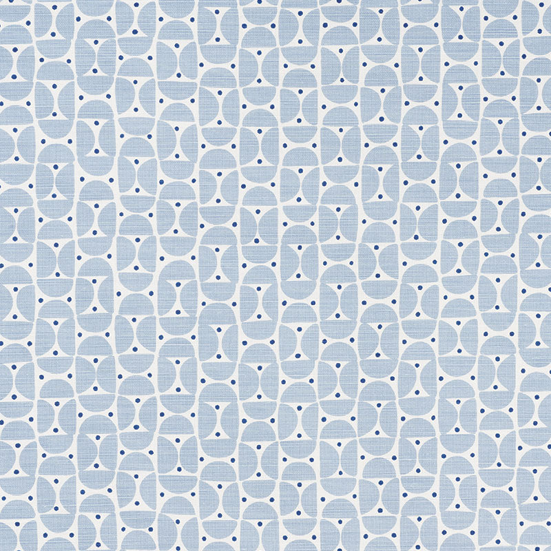 Mezza Luna fabric in sky color - pattern number 177361 - by Schumacher in the Au Naturel collection