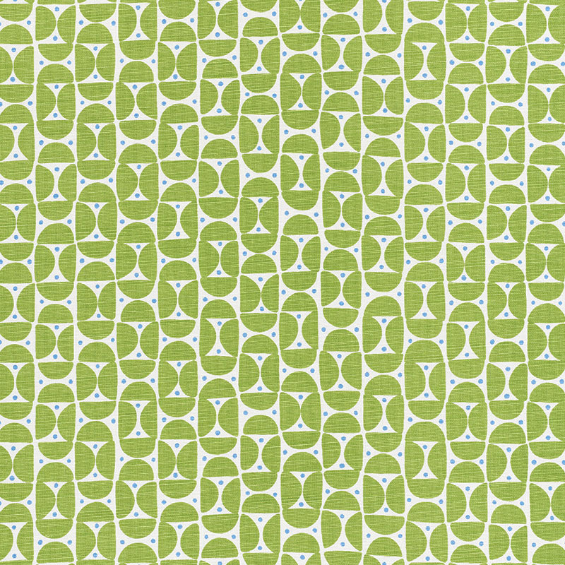 Mezza Luna fabric in leaf color - pattern number 177362 - by Schumacher in the Au Naturel collection