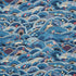 Rolling Hills fabric in blues color - pattern number 177380 - by Schumacher in the Schumacher Classics collection