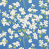 Blooming Branch fabric in blue color - pattern number 177411 - by Schumacher in the Schumacher Classics collection