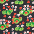 Saku fabric in soft black color - pattern number 177482 - by Schumacher in the Print Happy collection