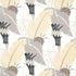 Ananas fabric in neutral color - pattern number 177542 - by Schumacher in the Tropicana collection